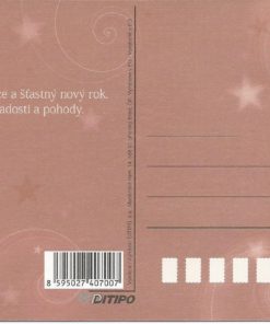 Alternative view of Kerst/nieuwjaarskaart (met grote Kerstbal) met Tsjechische wens