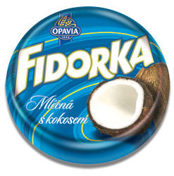 Opavia Fidorka - melkchocolade + kokos - 30 gram