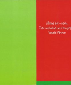 Alternative view of Kerstkaart - Tsjechisch - met rendier