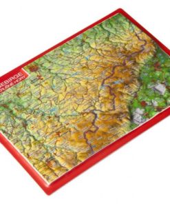 Alternative view of Relief-ansichtkaart - Ertsgebergte (oostelijk)