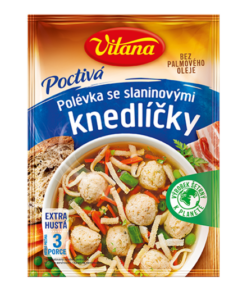 Vitana  - soep met balletjes (bevat stukjes spek)