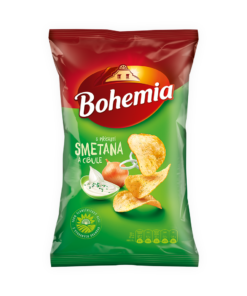 Bohemia chips - smaak "room met ui" - 60 gram