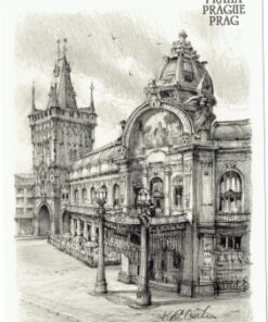 Praag: gemeentehuis met de Kruittoren