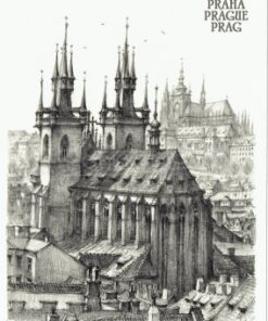 Praag: uitzicht over de oude stad