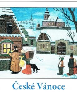 Josef Lada -  kerstkaart - De trompetist en zijn hulpjes