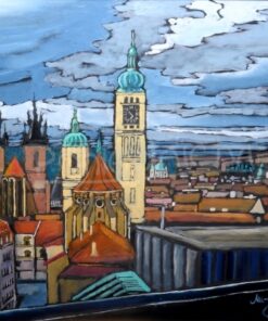 Praag: uitzicht over Praag