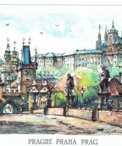 Praag: uitzicht op Mala Strana met de Karelsbrug