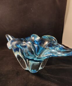 Alternative view of Turquoise glazen object