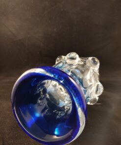 Alternative view of Blauw glazen vaas