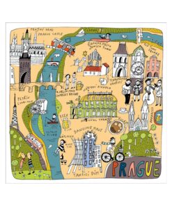 Praag: Plattegrond Praag